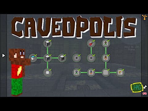 Hail4Gaming - (#5) TONS OF STORAGE! Storage Room Complete and Ore Generation! (Caveopolis - Minecraft 1.18.2)