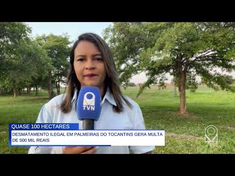 DESMATAMENTO ILEGAL EM PALMEIRAS DO TOCANTINS GERA MULTA DE 500 MIL REAIS