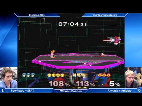 Evolution 2013 - Armada + Android vs PewPewU + SFAT - Winners Quarters - SSBM