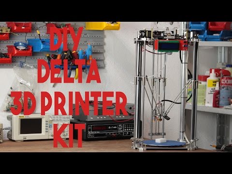 3D Printing Beginners Guide (Hardware) - 400$ DIY Delta 3D Printer kit Video