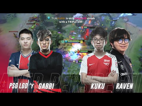 GABBI PSG.LGD 'y NGX.MERACLE vs T1.KUKU FNATIC.RAVEN - MORPH GAME!! - PLAYER PERSPECTIVE