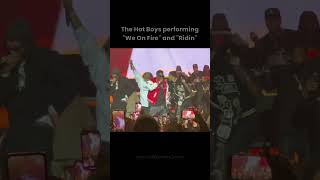Hot Boys performing "We On Fire" and "Ridin" at Lil Weezyana Fest