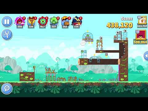 Angry Birds Friends Level 5 Tournament 1000 three stars NO POWER-UP walkthrough 2021-11-06
