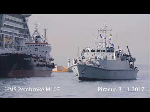 HMS PEMBROKE M107 [ Piraeus , Greece ]