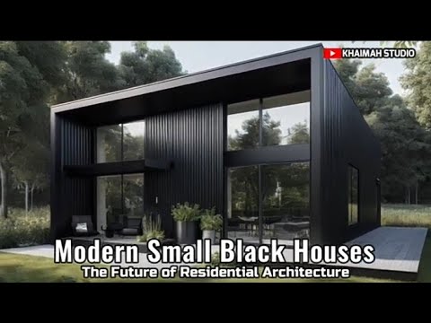 The Future of Residential Architecture: Why Modern Small Black Houses Are Leading the Trend