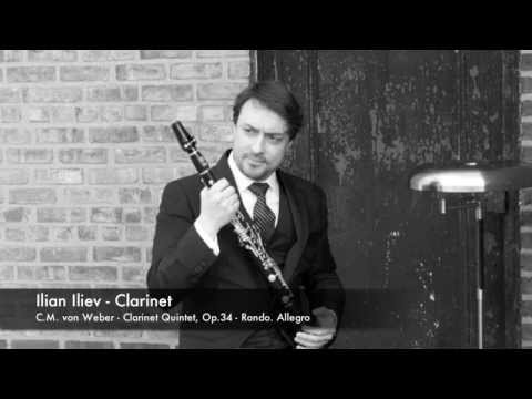 Ilian Iliev - Clarinet, C. M. von Weber Clarinet Quintet, Op.34 - Rondo. Allegro