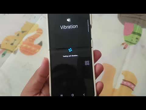 Samsung Galaxy Z Flip 5: How to test whether Vibration is working properly (Android 13)