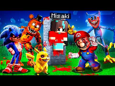 Minecraft BUT there are SCARY GAMES!💀🩸