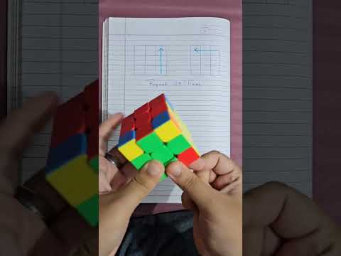 The VIRAL 2x63 Moves of Rubik's cube - cube solving magic trick #shorts #rubikscube