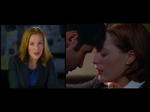 David Duchovny & Gillian Anderson - Fight The Future deleted kiss commentaries (fanvideo)
