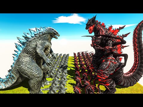 Godzilla 2014 vs Sinister Shin Godzilla Size Comparison