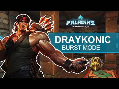 DrayKonic Viktor Pro Competitive l GRANDMASTER l BURST MODE l PALADINS GAMEPLAY