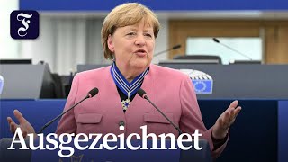 Ex-Kanzlerin Merkel erhält „Europäischen Verdienstorden“