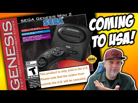 THIS IS WEIRD! The SEGA Genesis Mini 2 OFFICIALLY Coming To The USA!