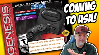 THIS IS WEIRD! The SEGA Genesis Mini 2 OFFICIALLY Coming To The USA!
