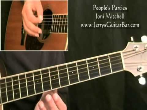 How To Play Joni Mitchell People's Parties (intro only)