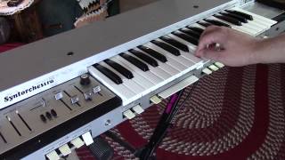 Video thumbnail for 1975 FARFISA Syntorchestra Vintage Polyphonic + Mono Analog Synthesizer ARP Moog by keyboard resource