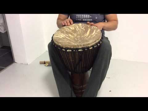 comment monter un djembe