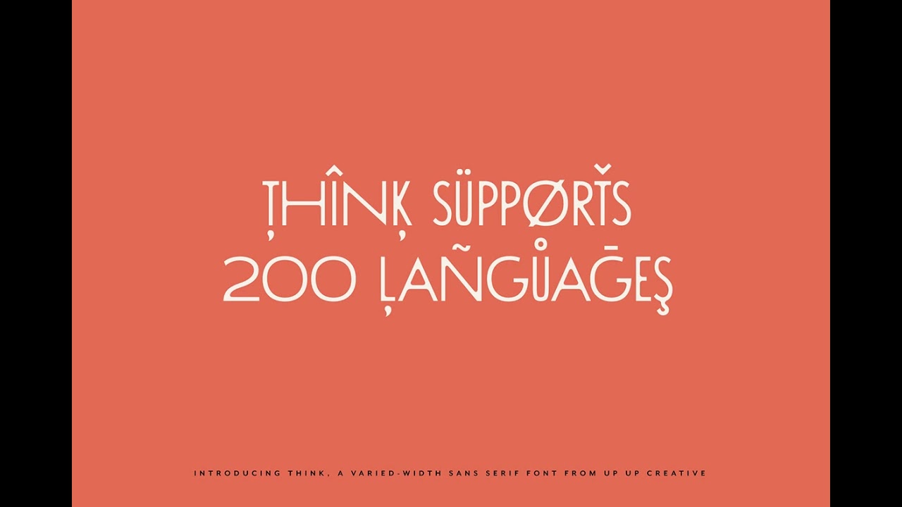 Think Font