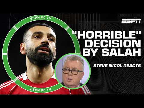 HORRIBLE final decision by Mo Salah 😧 Steve Nicol's thoughts on Liverpool's loss to Wolves | ESPN FC