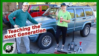 Learning to Bleed Brakes! Jeep Cherokee XJ Brake Bleeding
