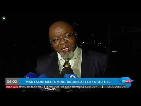 Minister on the mine deaths