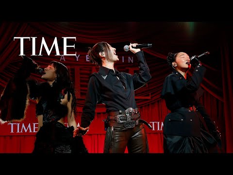 Huntr/x from 'KPop Demon Hunters' perform \Golden\ live at &ldquo;A Year in TIME&rdquo;