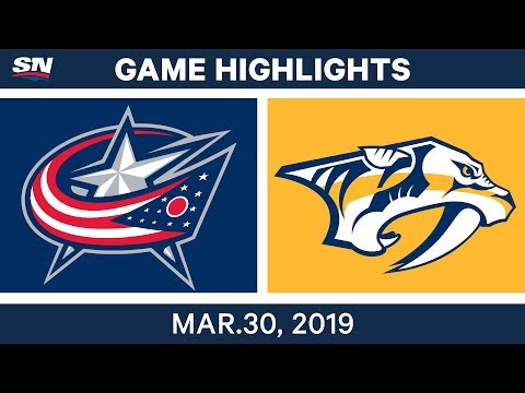 NHL Game Highlights | Blue Jackets vs. Predators – March 30, 2019