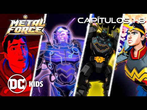 ¡CAPÍTULOS COMPLETOS 1-8 MARATHON! | DC Metal Force en Latino 🇲🇽🇦🇷🇨🇴🇵🇪🇻🇪 | @DCKidsLatino