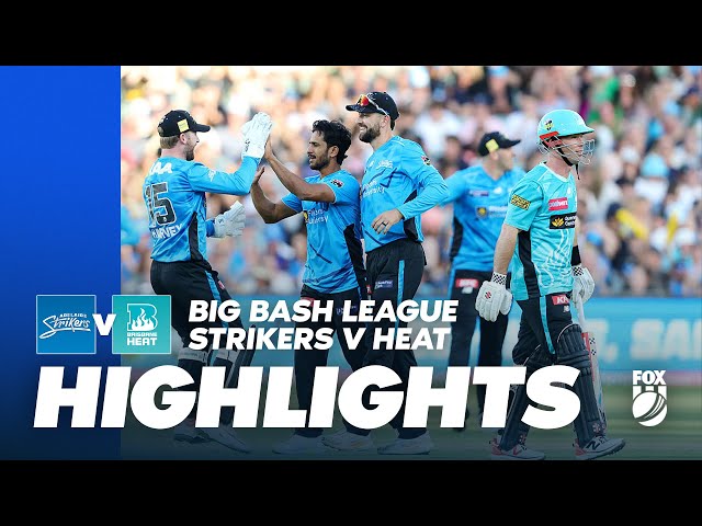 Adelaide Strikers vs Brisbane Heat | Full Match Highlights | Fox Cricket