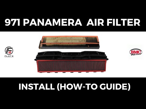 How To: 971 Panamera Air Filter Install