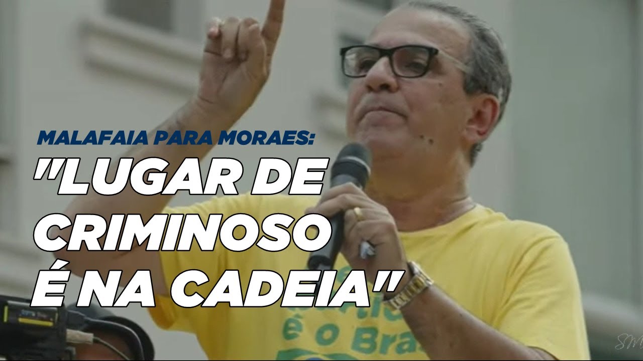 URGENTE: DISCURSO DE MALAFAIA NA AV. PAULISTA NESTE 7 DE SETEMBRO CONTRA MORAES "CRIMINOSO"