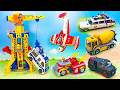 Toy Paw Patrol Fire Truck Ghostbusters Excavator Police Car Toys Review For Kids