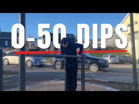 The Complete Dip Progression: From Beginner to 50 Reps