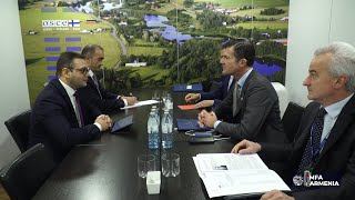 Встреча заместителя Министра иностранных дел Армении с государственным секретарем Министерства иностранных дел Италии