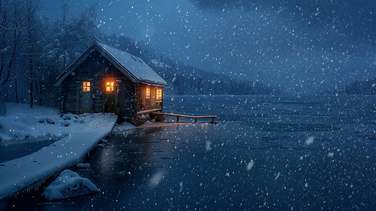 A Breezy Retreat | Music Of Wind On A Winter’s Day | Relaxing & Deep Sleep & Stress Relief | 3 Hours