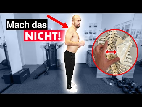 "Schultern zurückziehen" führt NICHT zu gerader Haltung (+ Wie es richtig geht)
