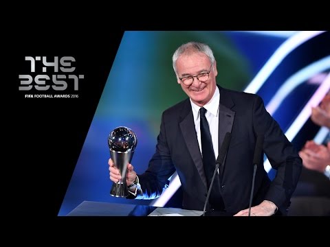 THE BEST FIFA MEN'S COACH 2016 - Claudio Ranieri WINNER