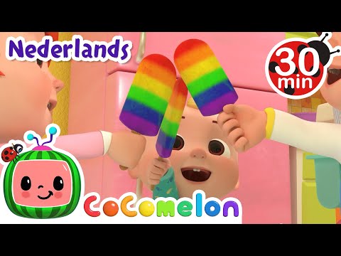 Het kleurenlied| CoComelon Nederlands - Kinderliedjes