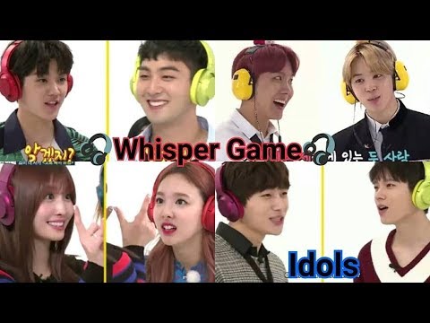 Weekly Idol [Whisper Game Idols]_Infinite_Twice_Bts_Exid, Etc.