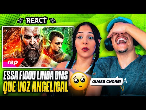 7 MINUTOZ: Rap do Kratos e Atreus (God of War) - NÓS SOMOS DEUSES | [Casal Jounin React] 🔥