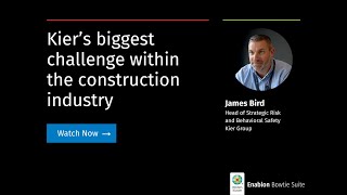 What is the biggest challenge Kier Group is facing within the construc