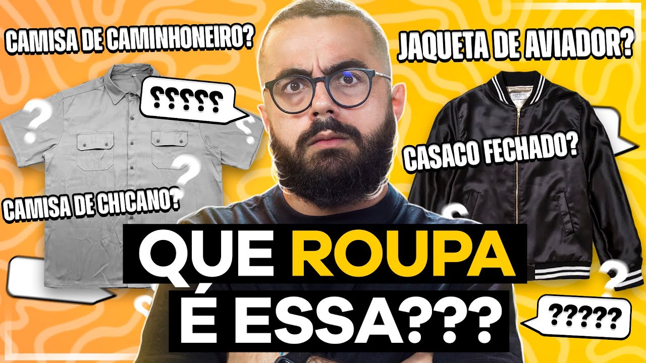 13 PEÇAS DE ROUPA MASCULINA que você NÃO SABE O NOME (mas deveria) | MODA MASCULINA 2024