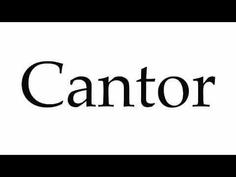 How to Pronounce Cantor