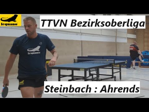 Bezirksoberliga TTVN | Da muss die Bande herhalten K.Steinbach(1924TTR) : J.Ahrends(1685TTR)