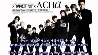 Super Junior ft. f(x)- Oops! (English subs + Romanization + Hangul)
