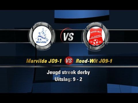 Wedstrijdverslag Marvilde JO9-1 - Rood-Wit JO9-1