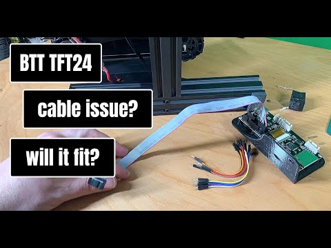 How to install Bigtreetech TFT24 v1.1 touch screen display Ender 3