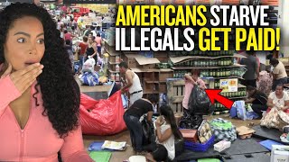 Americans starve while Illegals get paid