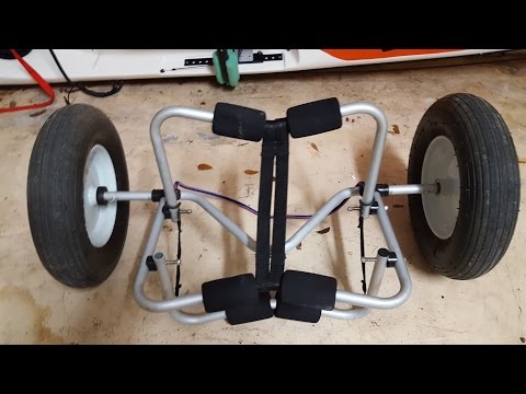 diy $110 beach kayak cart — florida sportsman